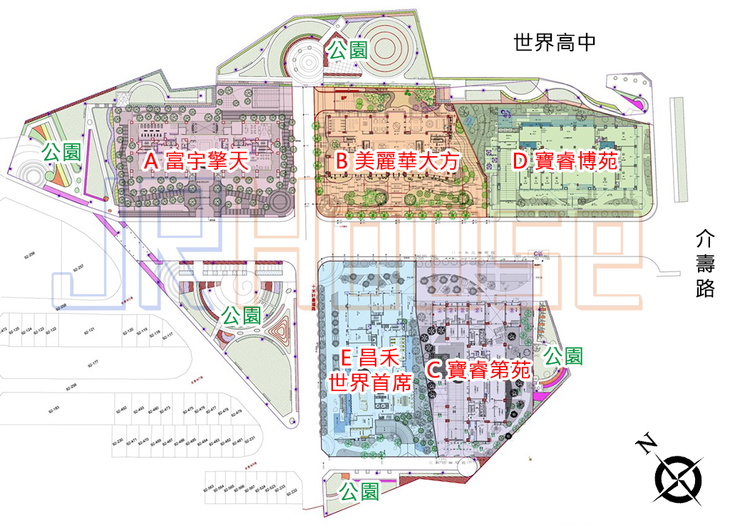 竹科介壽段建案平面圖