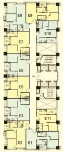 桃園青埔高鐵建案資訊-威均天翔 Ｅ棟格局圖