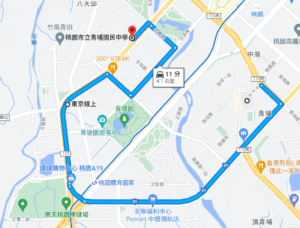 桃園青埔高鐵建案資訊-東京線上 學區地圖