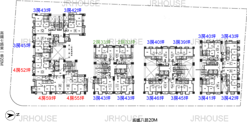 惠宇謙和全區格局圖