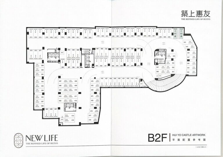 築上惠友平面圖B2F