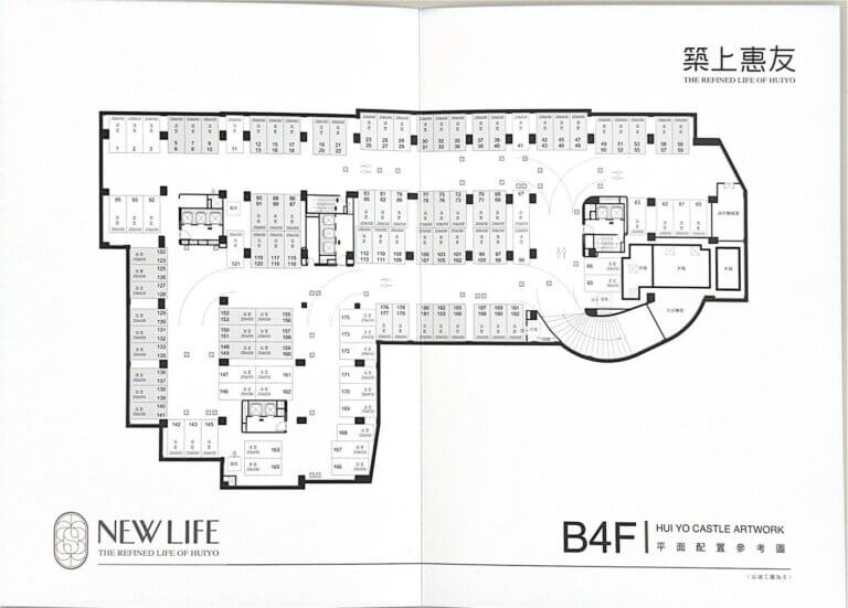 築上惠友平面圖B4F