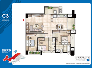 禾築鯨天下C3格局圖