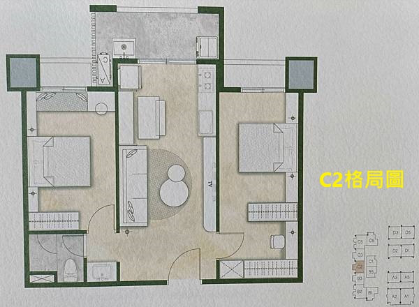 協和豐馥C2格局圖