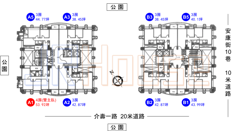 富宇擎天格局平面配置圖