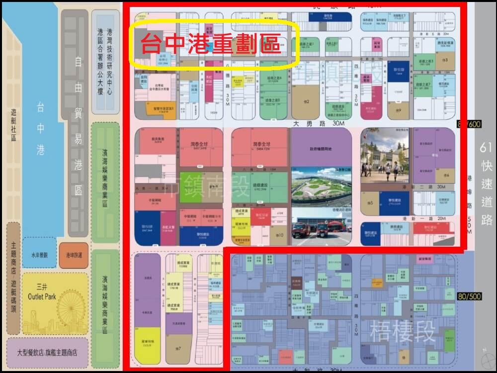 台中港重劃區建案懶人包-台中港市鎮中心機能？台中港市鎮中生活機能、交通機能全攻略