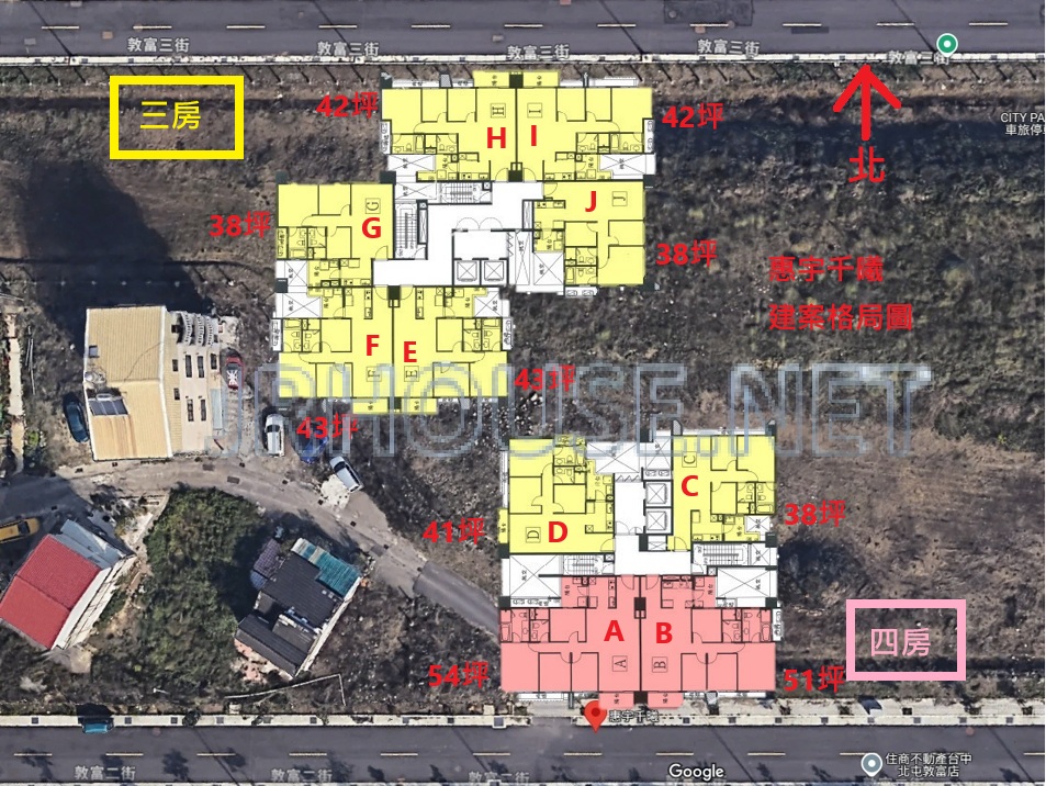 惠宇千曦 建案格局圖