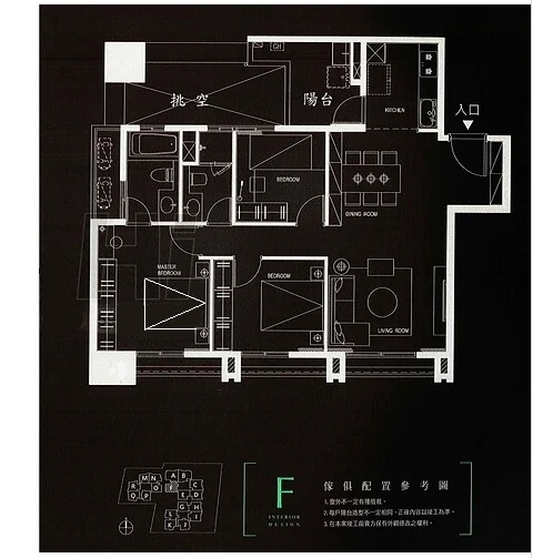 惠宇朗庭F棟格局圖