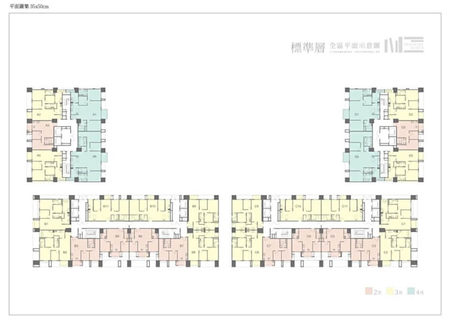 聯悅馨標準層平面示意圖