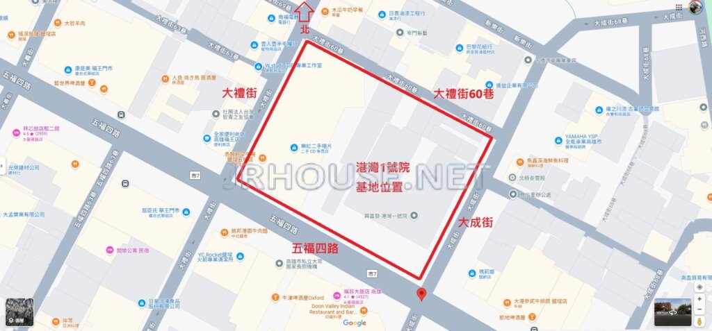 港灣一號院 基地位置