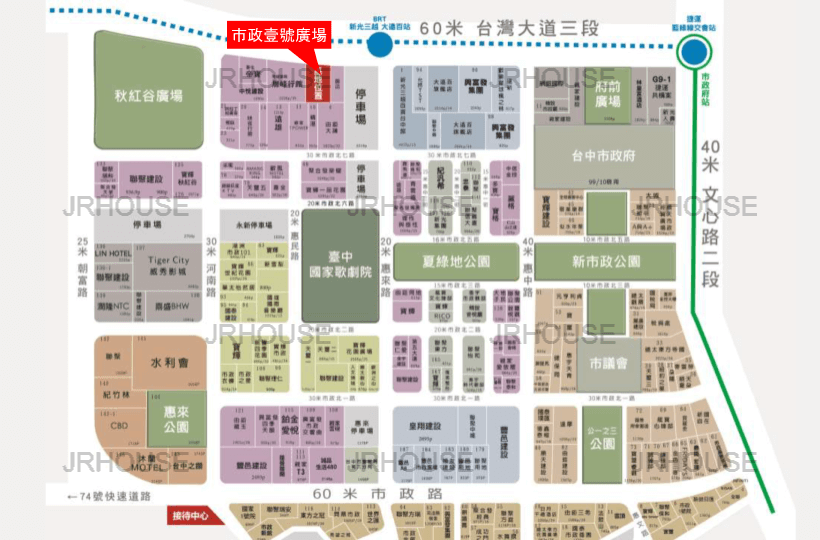 市政壹號廣場生活機能圖