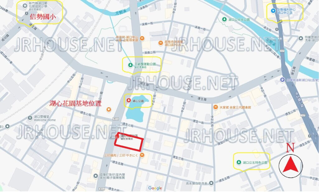 湖心花園基地位置