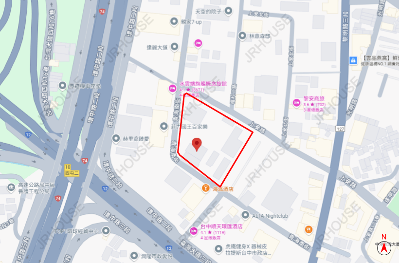 勝美上安-基地位置圖