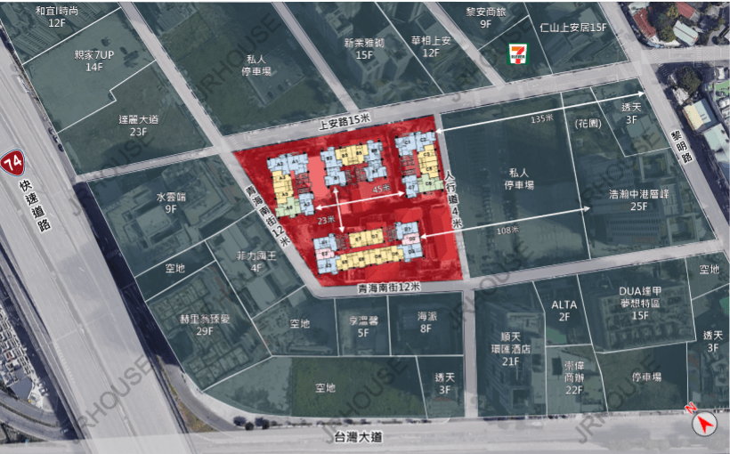 勝美上安-空拍格局圖-遠景