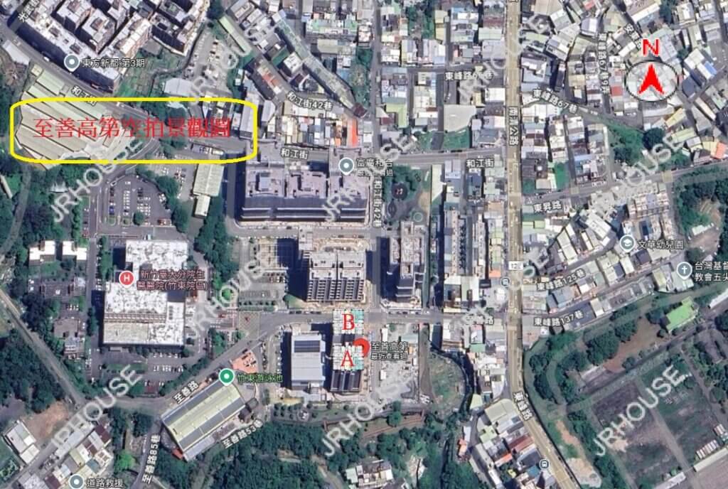 至善高第空拍景觀圖