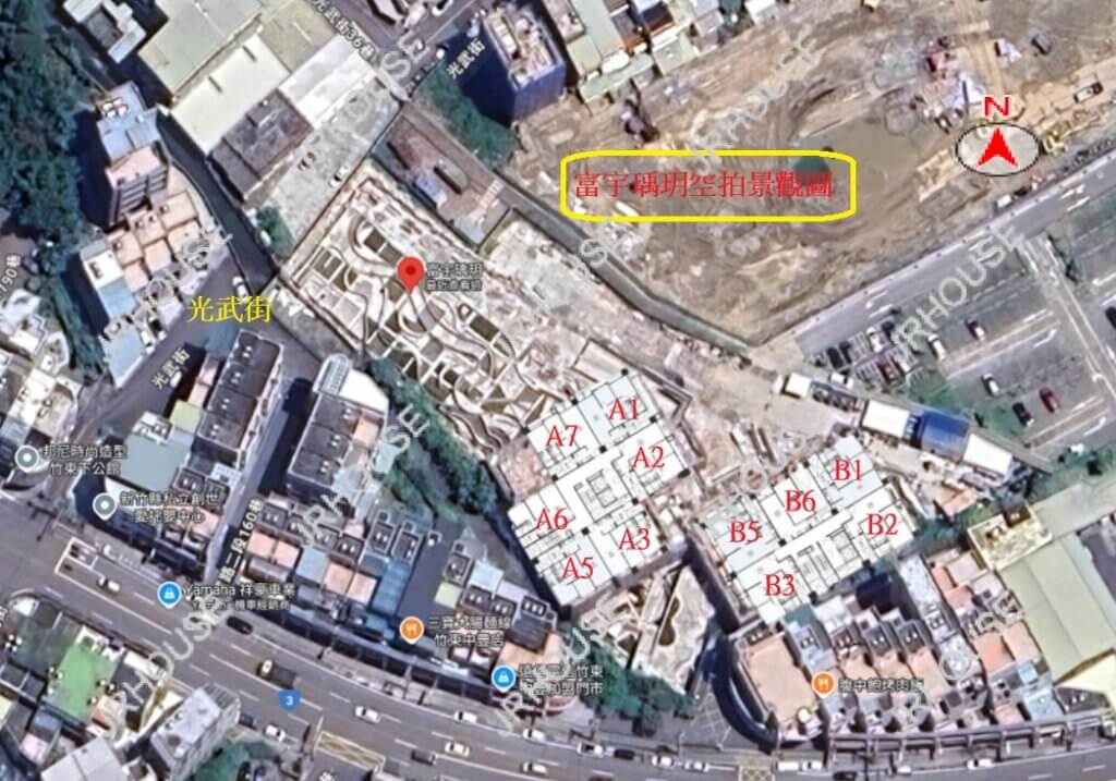 富宇瑀玥空拍景觀圖