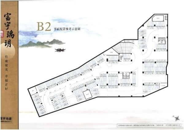 富宇瑀玥B2格局圖