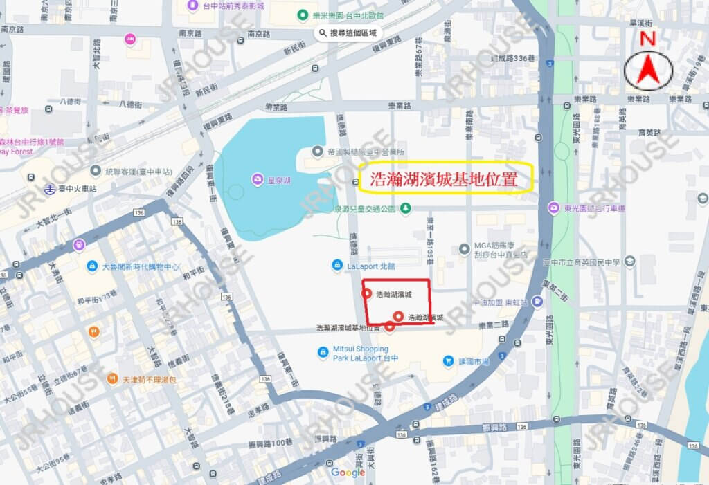 浩瀚湖濱城基地位置