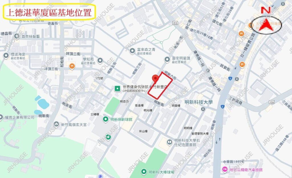 上德湛華廈區 基地位置