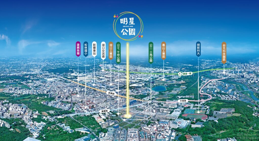 合新明星公園 地理位置
