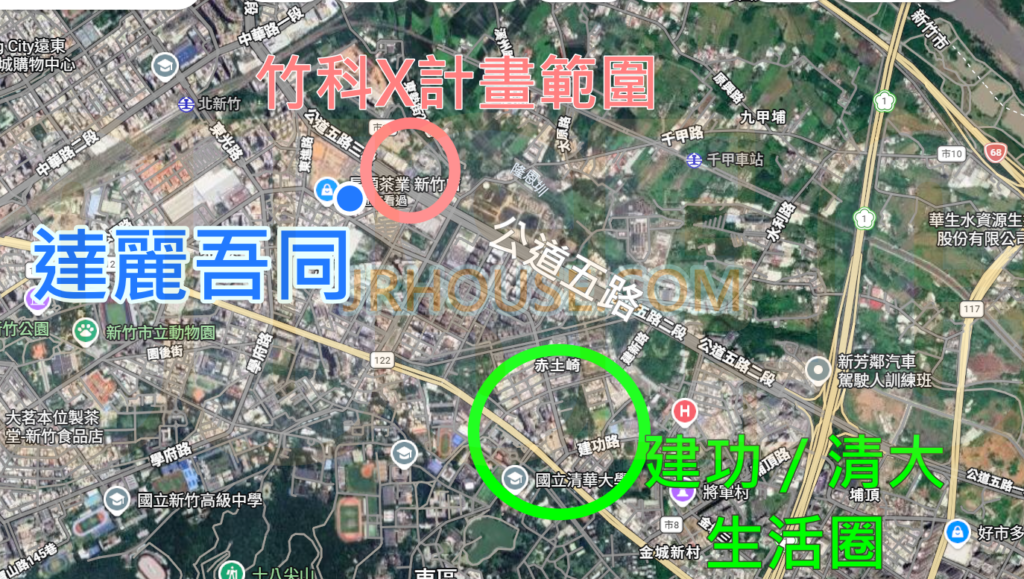 達麗吾同-生活機能圖